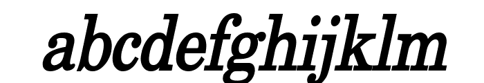 New Boston Condensed Bold Italic Font LOWERCASE