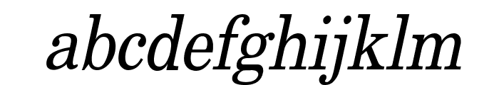 New Boston Condensed Italic Font LOWERCASE