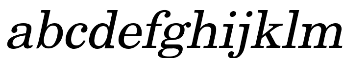 New Boston Italic Font LOWERCASE