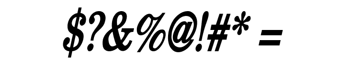 New Boston Thin Bold Italic Font OTHER CHARS