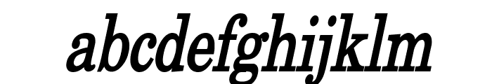 New Boston Thin Bold Italic Font LOWERCASE