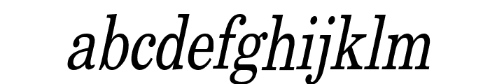New Boston Thin Italic Font LOWERCASE