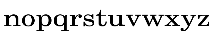 New Boston Wide Normal Font LOWERCASE