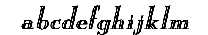 New England Engraved BoldItalic Font LOWERCASE