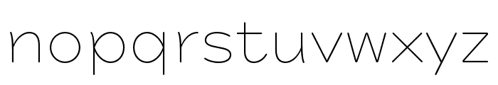 New Farm Thin Font LOWERCASE