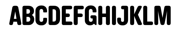 New Grotesk Round FIVE Font UPPERCASE