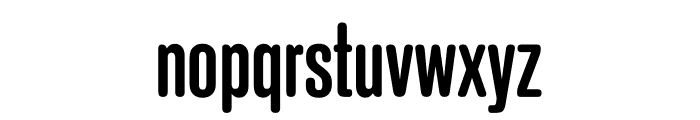 New Grotesk Round THREE Font LOWERCASE