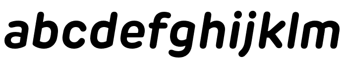 New Rubrik Bold Italic Font LOWERCASE