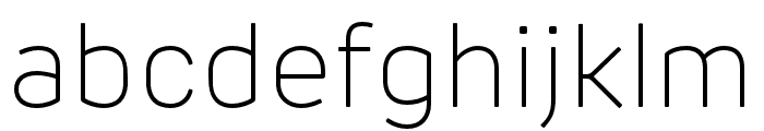 New Rubrik Edge ExtraLight Font LOWERCASE
