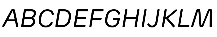 New Rubrik Edge Regular Italic Font UPPERCASE