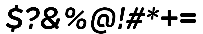 New Rubrik Edge SemiBold Italic Font OTHER CHARS