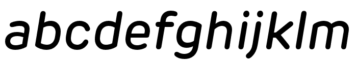 New Rubrik Medium Italic Font LOWERCASE