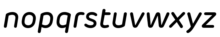 New Rubrik Medium Italic Font LOWERCASE