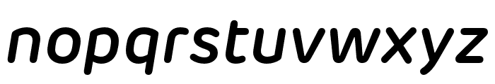 New Rubrik SemiBold Italic Font LOWERCASE