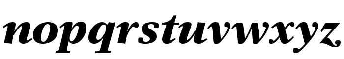 NewAsterLTStd-BlackIt Font LOWERCASE