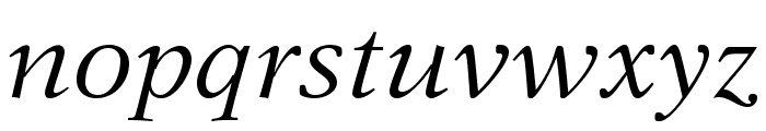 NewAsterLTStd-It Font LOWERCASE