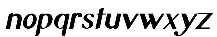 NewTimeon-BoldItalic Font LOWERCASE