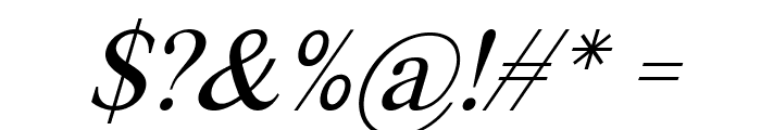 NewTimeonItalic Font OTHER CHARS