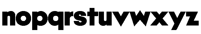 NeoGeo Black 85983767 Font LOWERCASE