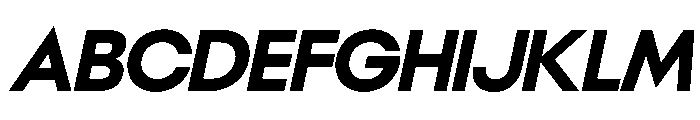 NeoGeo BoldItalic 93abd024 Font UPPERCASE