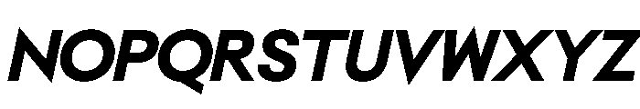 NeoGeo BoldItalic 93abd024 Font UPPERCASE