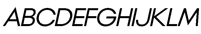 NeoGeo BookItalic 01466c47 Font UPPERCASE