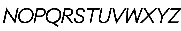NeoGeo BookItalic E150ba23 Font UPPERCASE