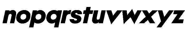 NeoGeo ExtraBoldItalic C6b168d8 Font LOWERCASE