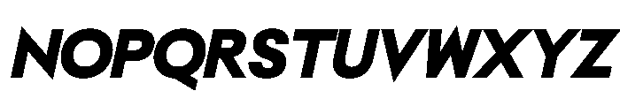 NeoGeo ExtraBoldItalic D95c70c2 Font UPPERCASE