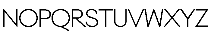 NeoGeo ExtraLight 8752cbc9 Font UPPERCASE