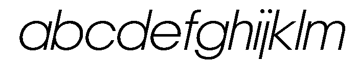 NeoGeo ExtraLightItalic Fe14d07b FONT