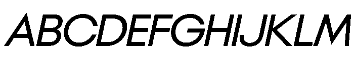 NeoGeo Italic 925d1bbb Font UPPERCASE