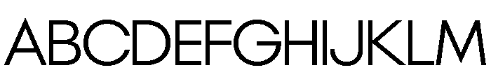 NeoGeo Light C9828fe1 Font UPPERCASE