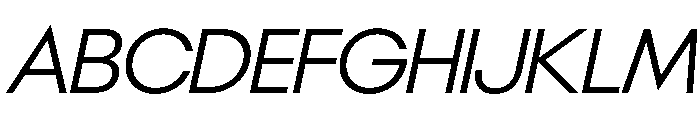 NeoGeo LightItalic 8a949b6a Font UPPERCASE