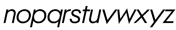 NeoGeo LightItalic 8a949b6a Font LOWERCASE