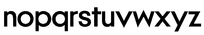NeoGeo Medium 8183d279 Font LOWERCASE