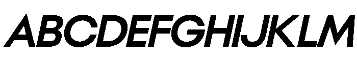 NeoGeo SemiBoldItalic C0ace865 Font UPPERCASE