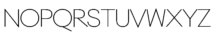 NeoGeo Thin 67ae1881 Font UPPERCASE