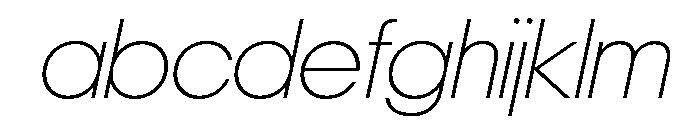 NeoGeo ThinItalic 1ea37317 FONT