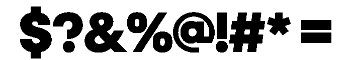 NeoGeoVAR Black Instance Font OTHER CHARS