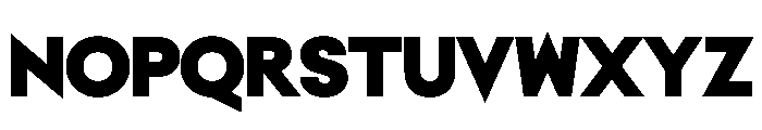 NeoGeoVAR Black Instance Font UPPERCASE