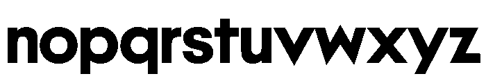 NeoGeoVAR Bold Instance Font LOWERCASE