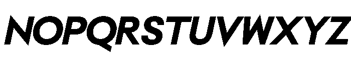 NeoGeoVAR BoldItalic Instance 18adb67f Font UPPERCASE