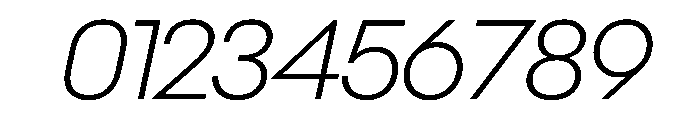 NeoGeoVAR ExtraLightItalic Instance Font OTHER CHARS