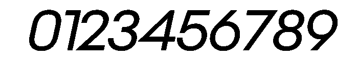 NeoGeoVAR Italic Instance Font OTHER CHARS