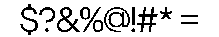 NeoGeoVAR Light Instance Font OTHER CHARS