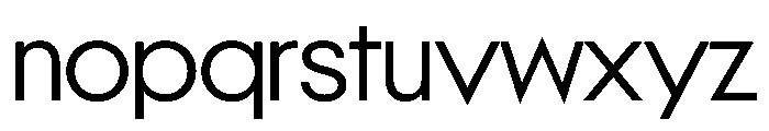 NeoGeoVAR Light Instance Font LOWERCASE