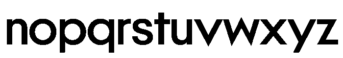 NeoGeoVAR Medium Instance Font LOWERCASE