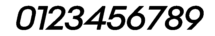 NeoGeoVAR MediumItalic Instance Font OTHER CHARS