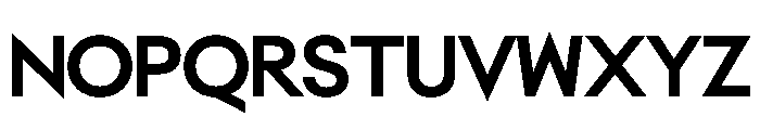 NeoGeoVAR SemiBold Instance Font UPPERCASE